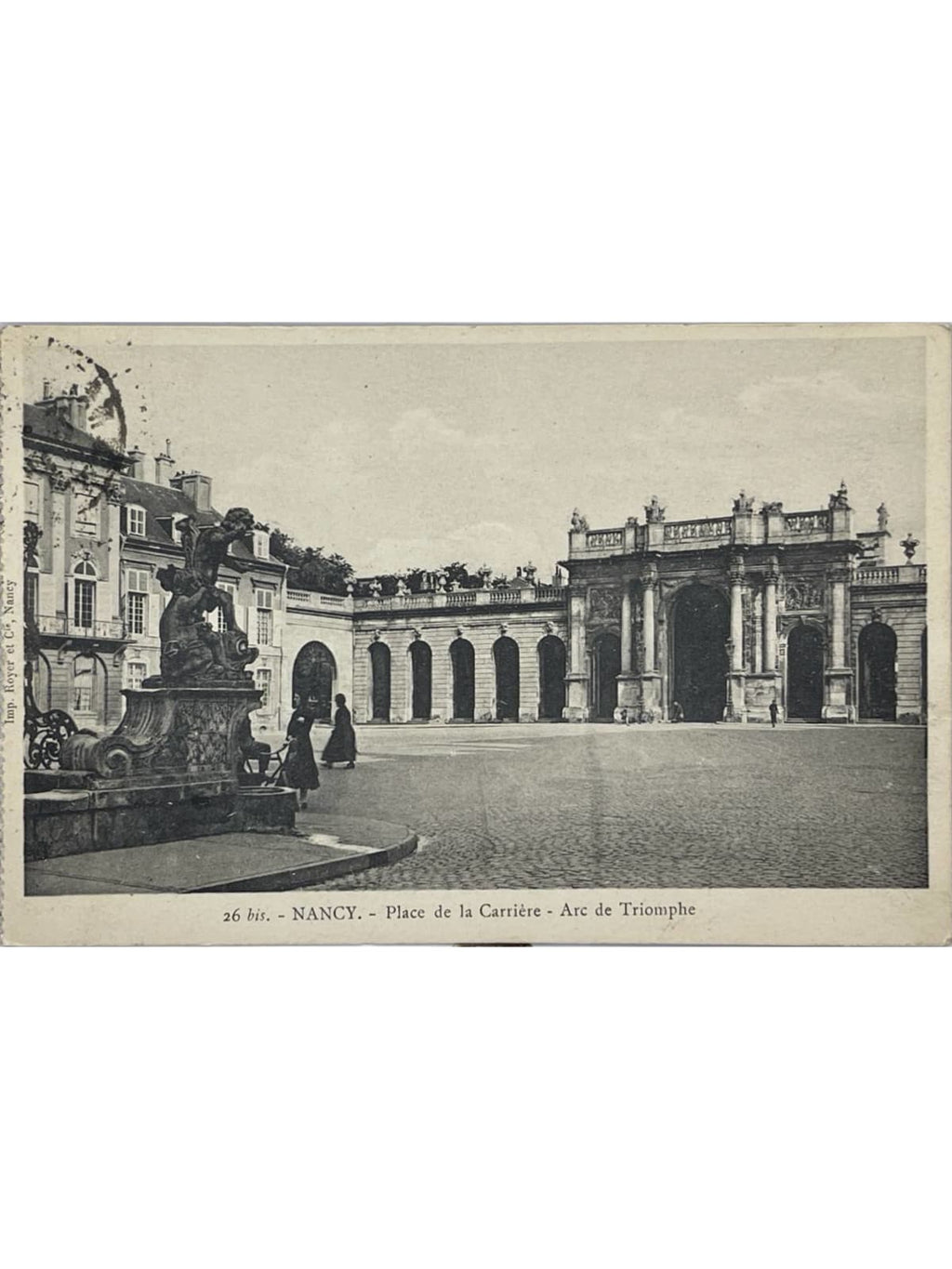 Recto de la carte postale
