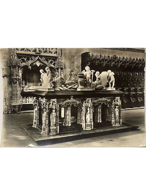 Carte postale – Bourg-en-Bresse – Église de Brou, tombeau de Philibert le Beau