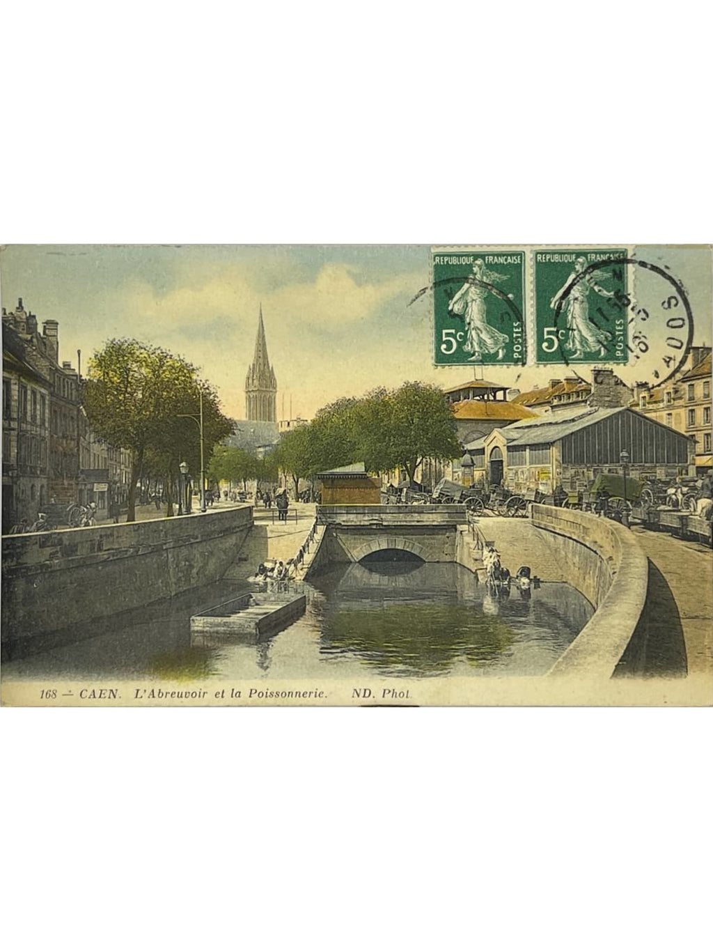 Recto de la carte postale