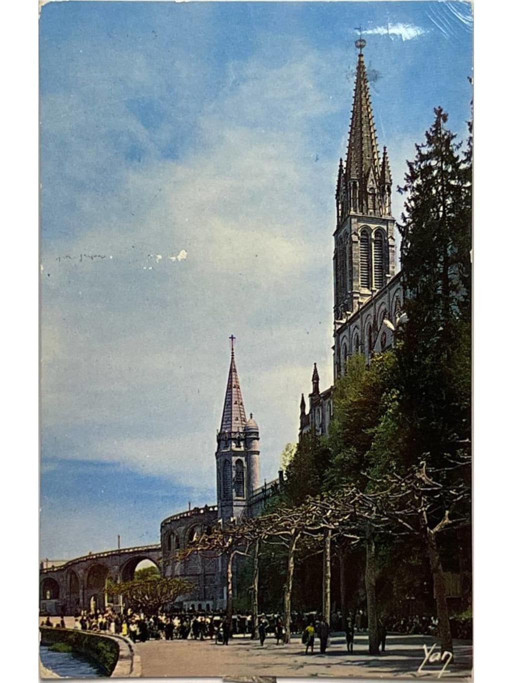 Recto de la carte postale