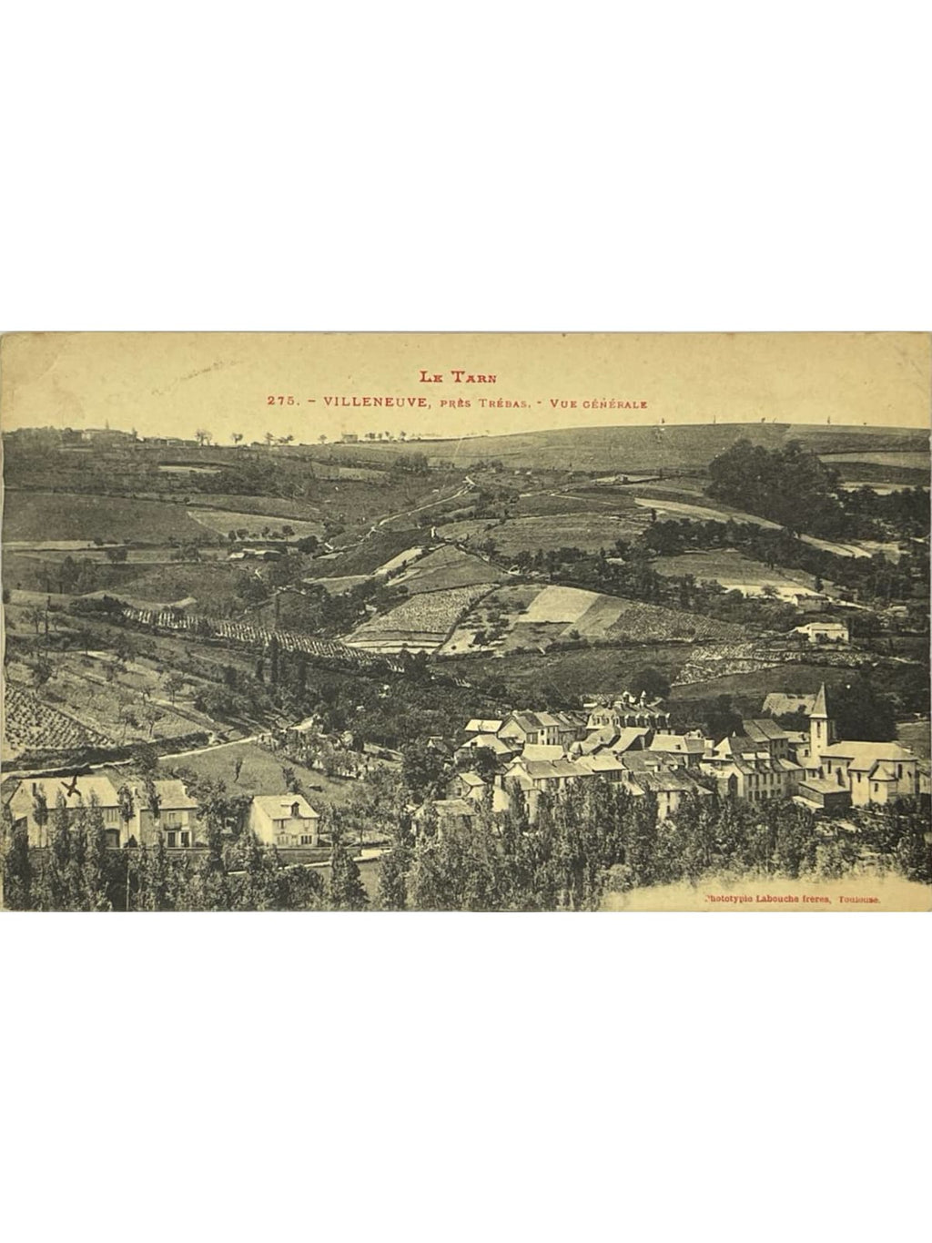 Recto de la carte postale