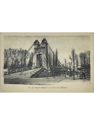 Créteil – Le pont suspendu et le Tour de Marne – CPA n°19