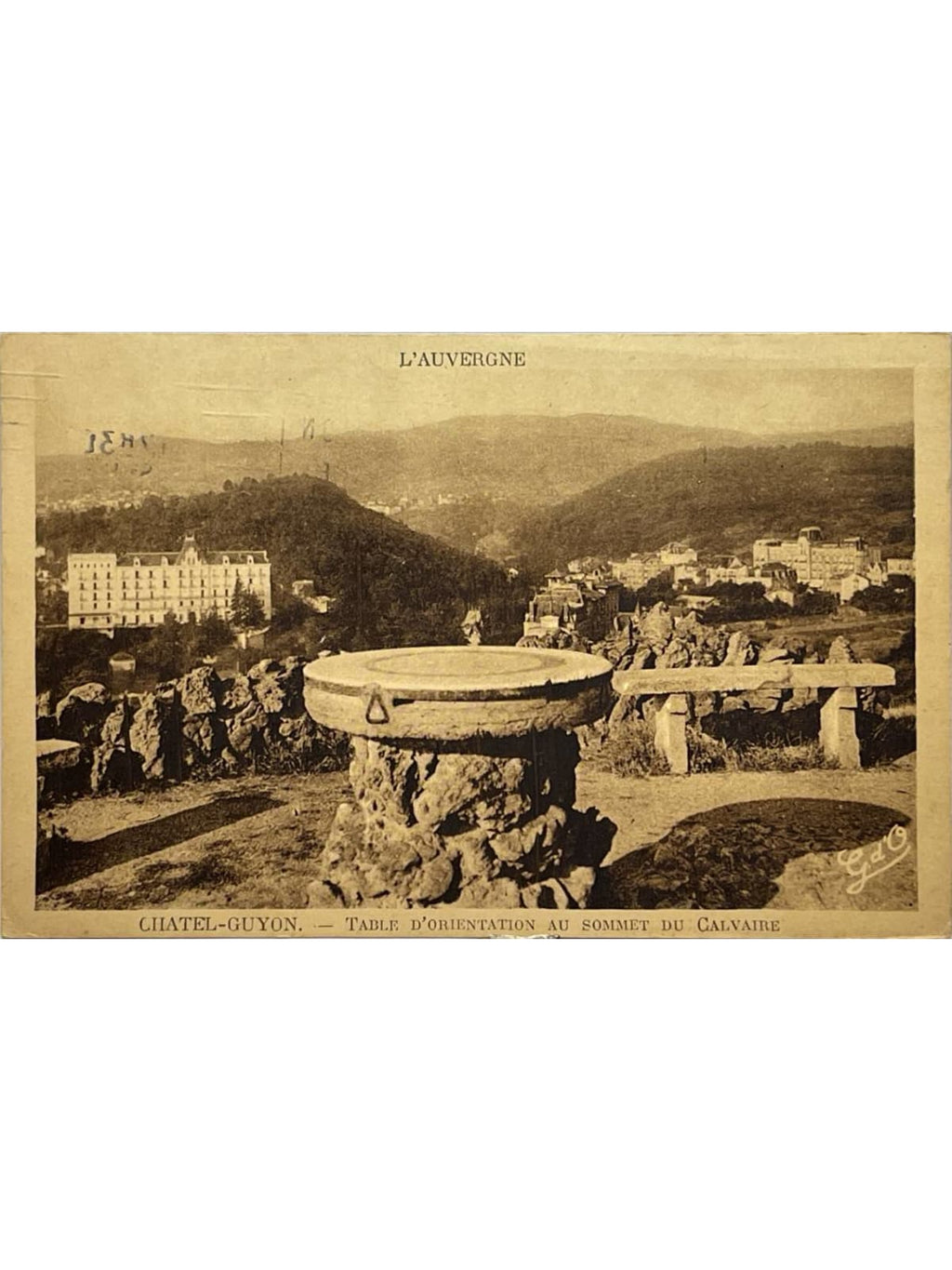 Recto de la carte postale