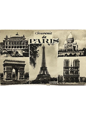 Paris – Souvenir, cinq monuments emblématiques – CPSM 1963