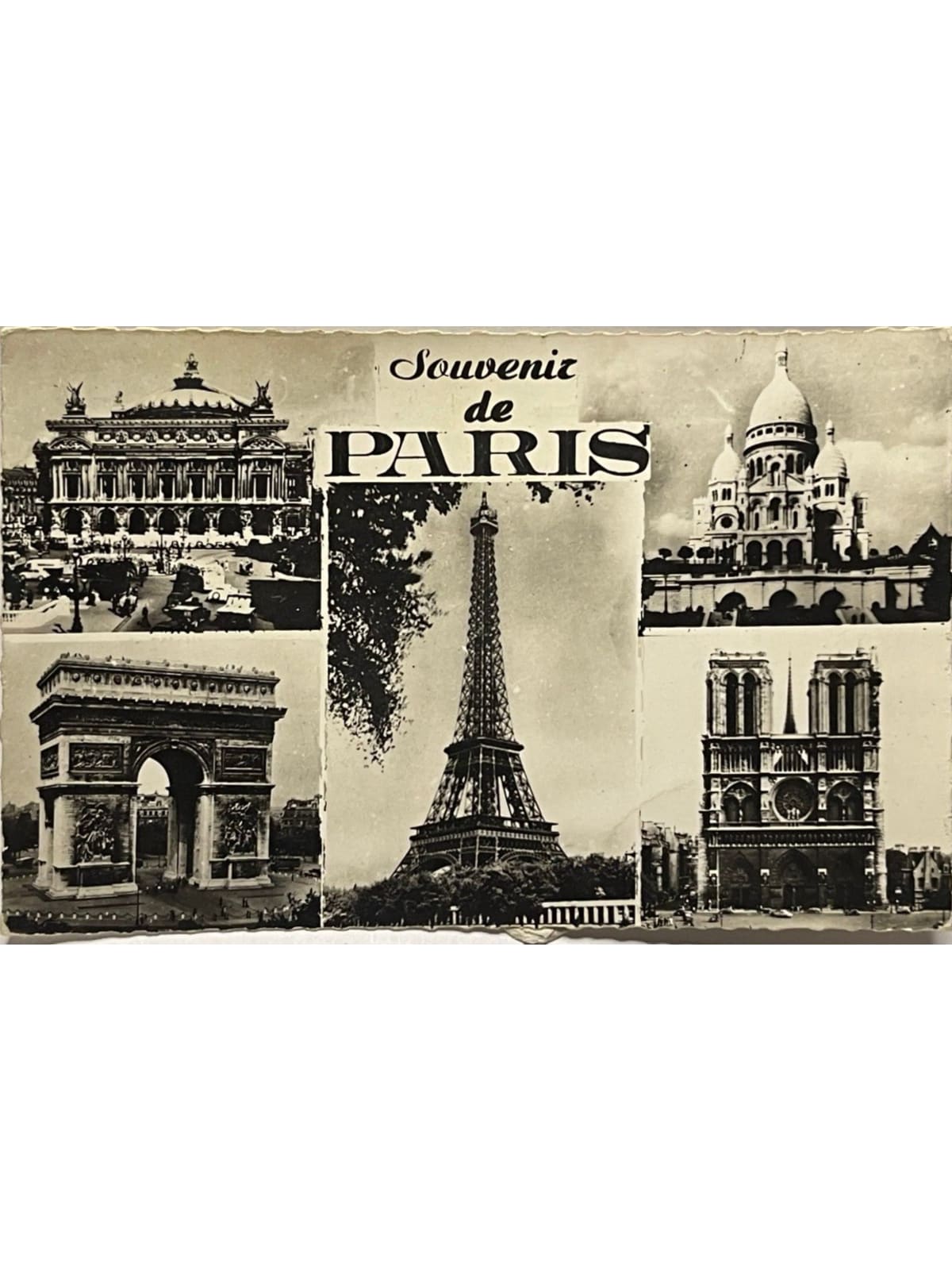 Recto de la carte postale