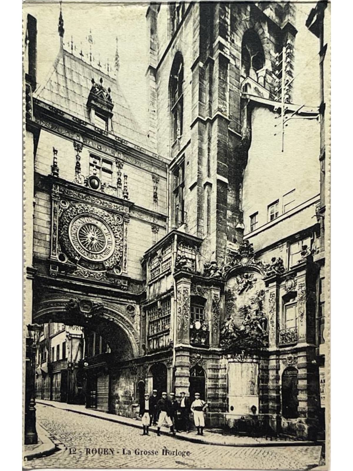 Recto de la carte postale