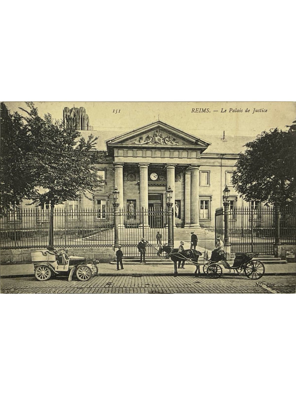 Recto de la carte postale