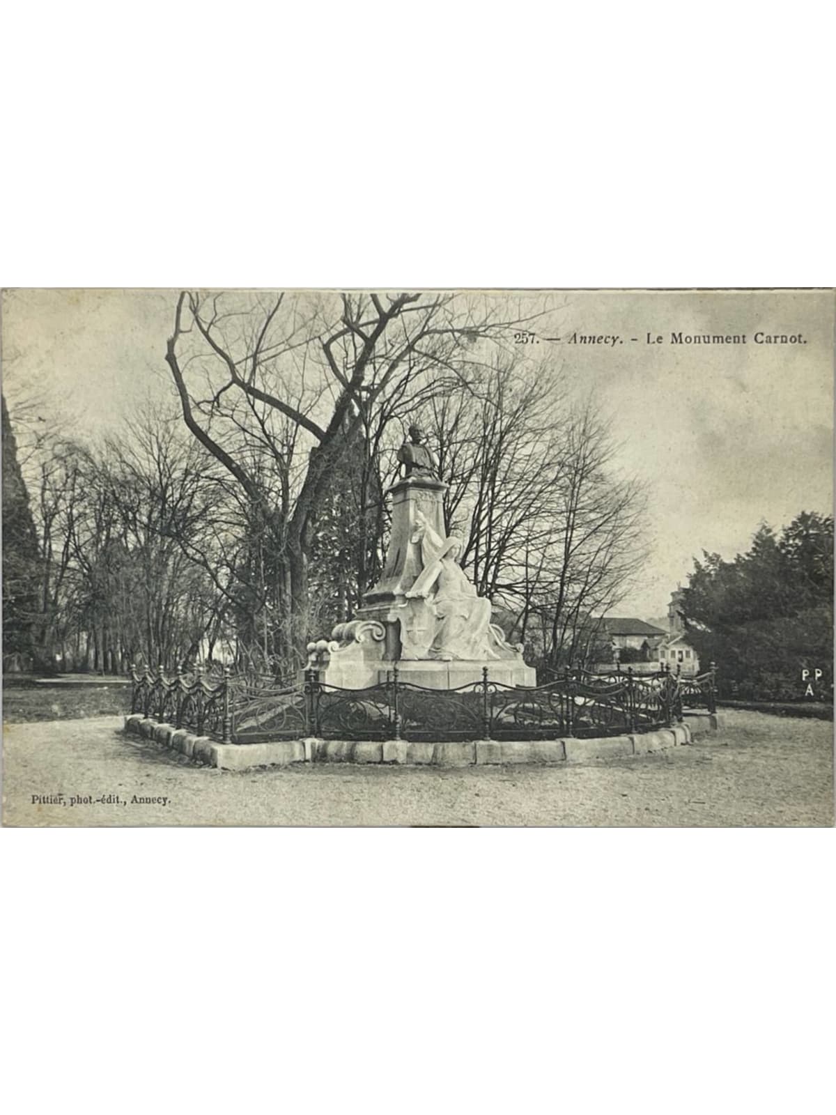 Recto de la carte postale