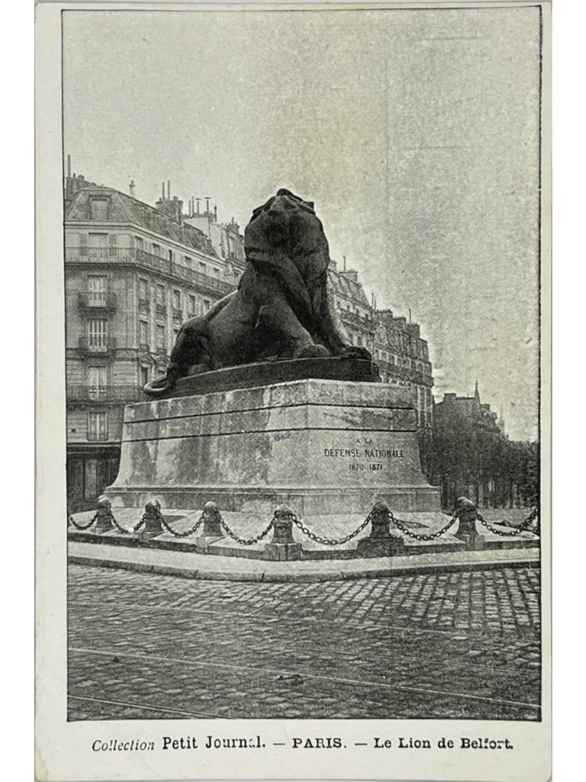 Recto de la carte postale