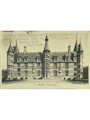 Nevers – Palais ducal, façade – CPA ancienne n°2