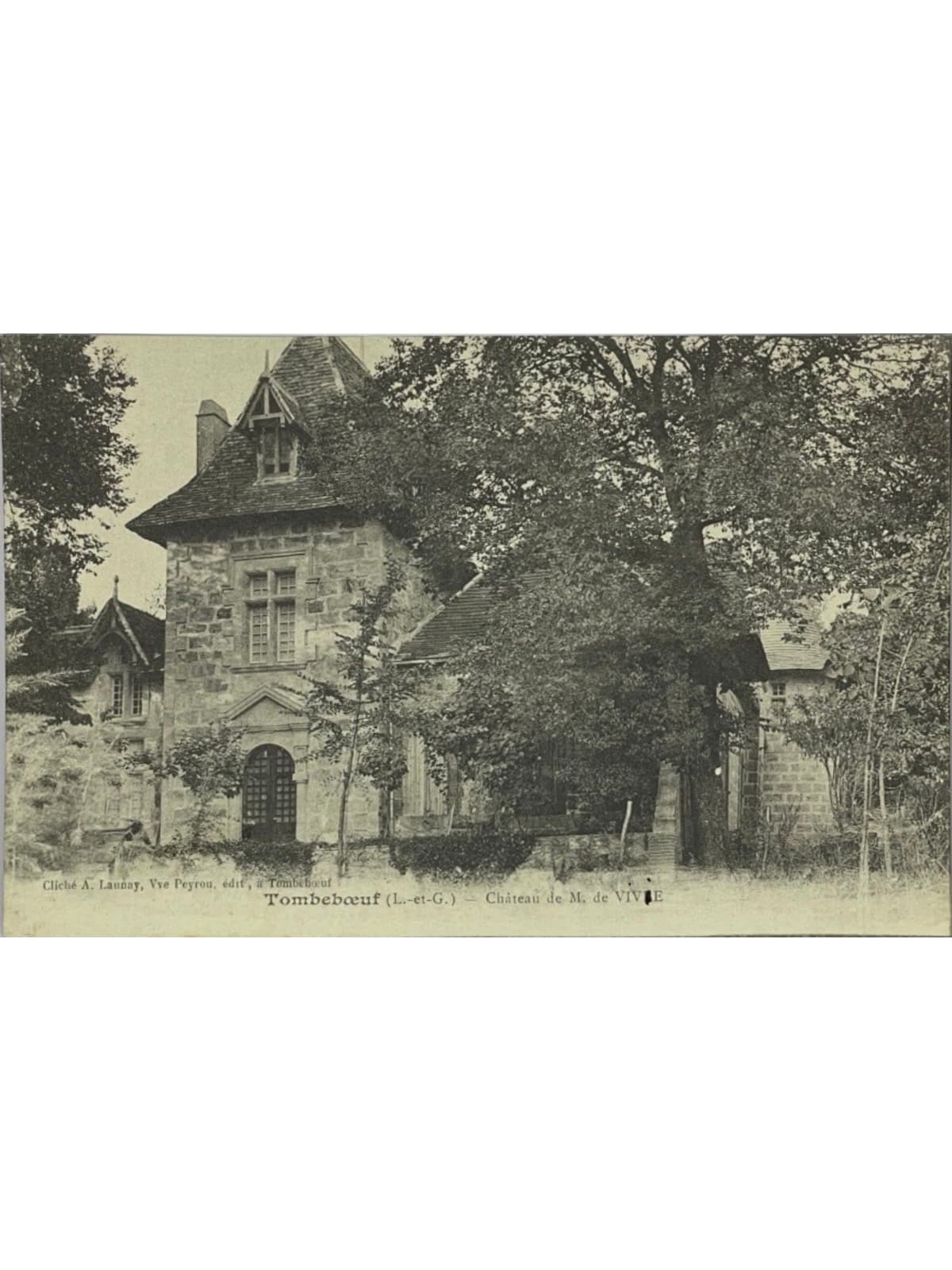 Recto de la carte postale