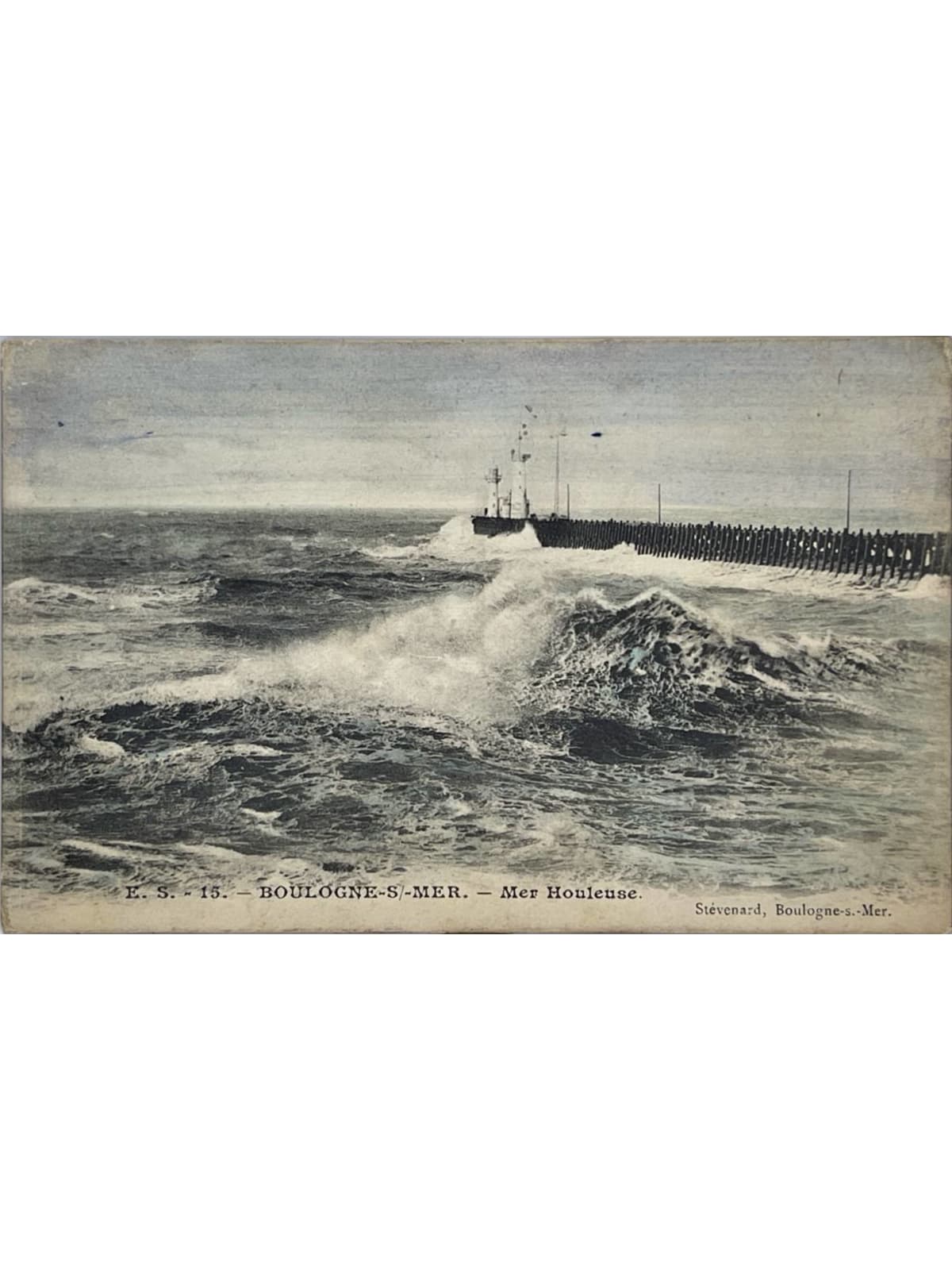 Recto de la carte postale
