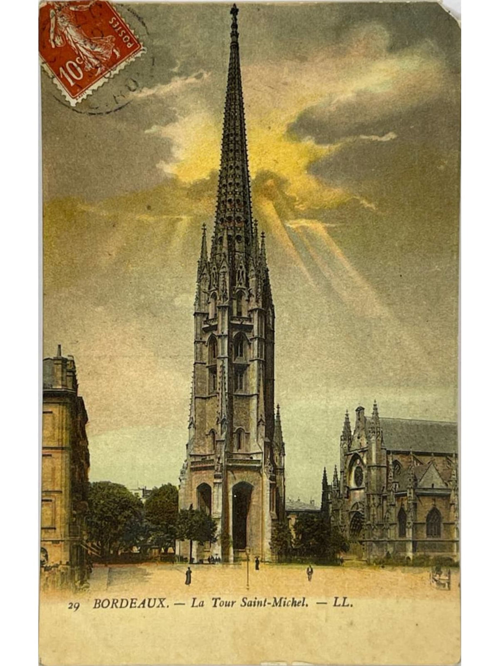 Recto de la carte postale