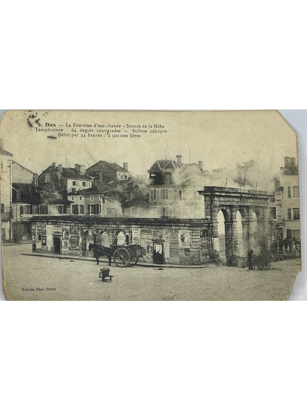 Recto de la carte postale
