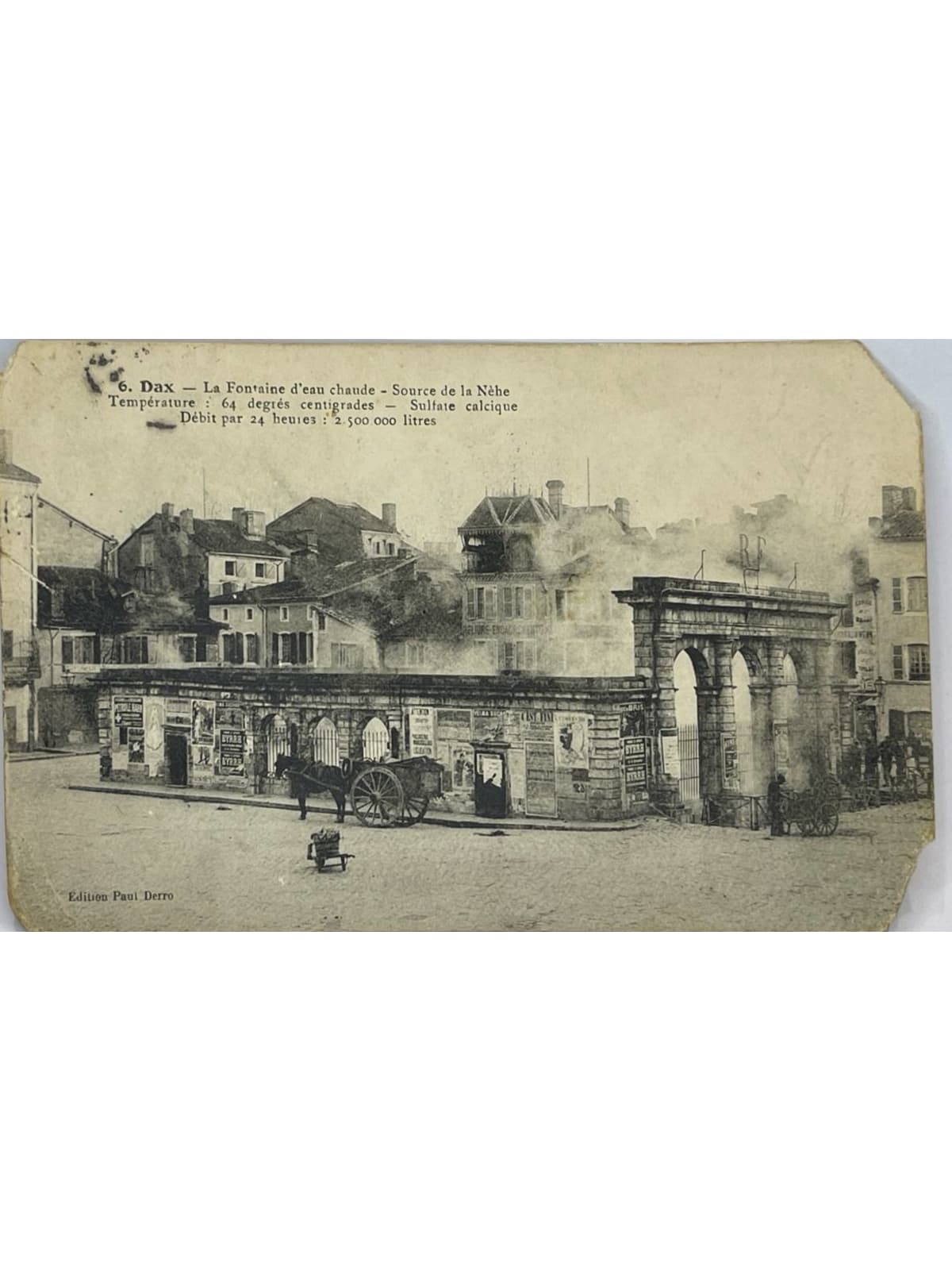 Recto de la carte postale