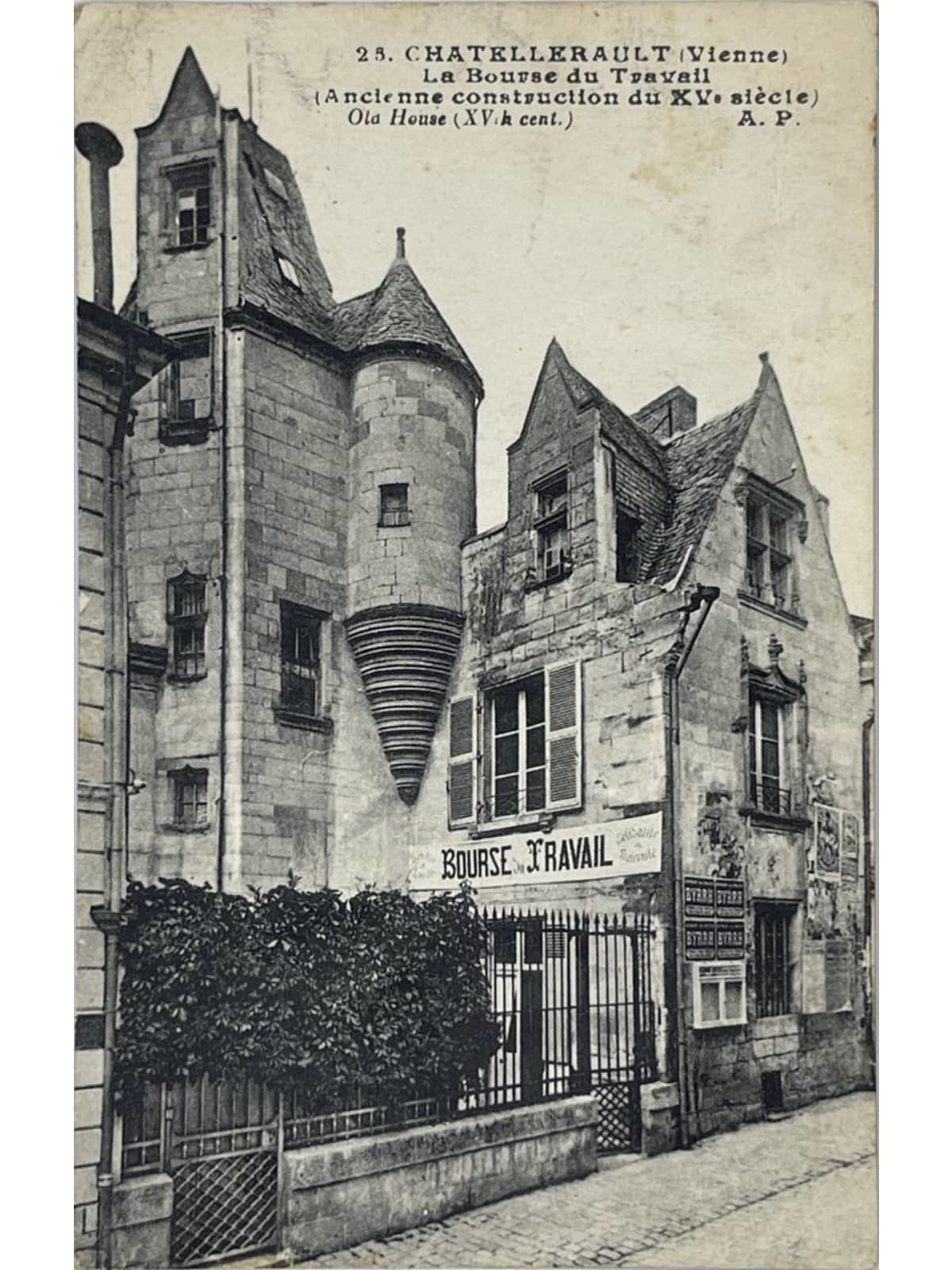 Recto de la carte postale