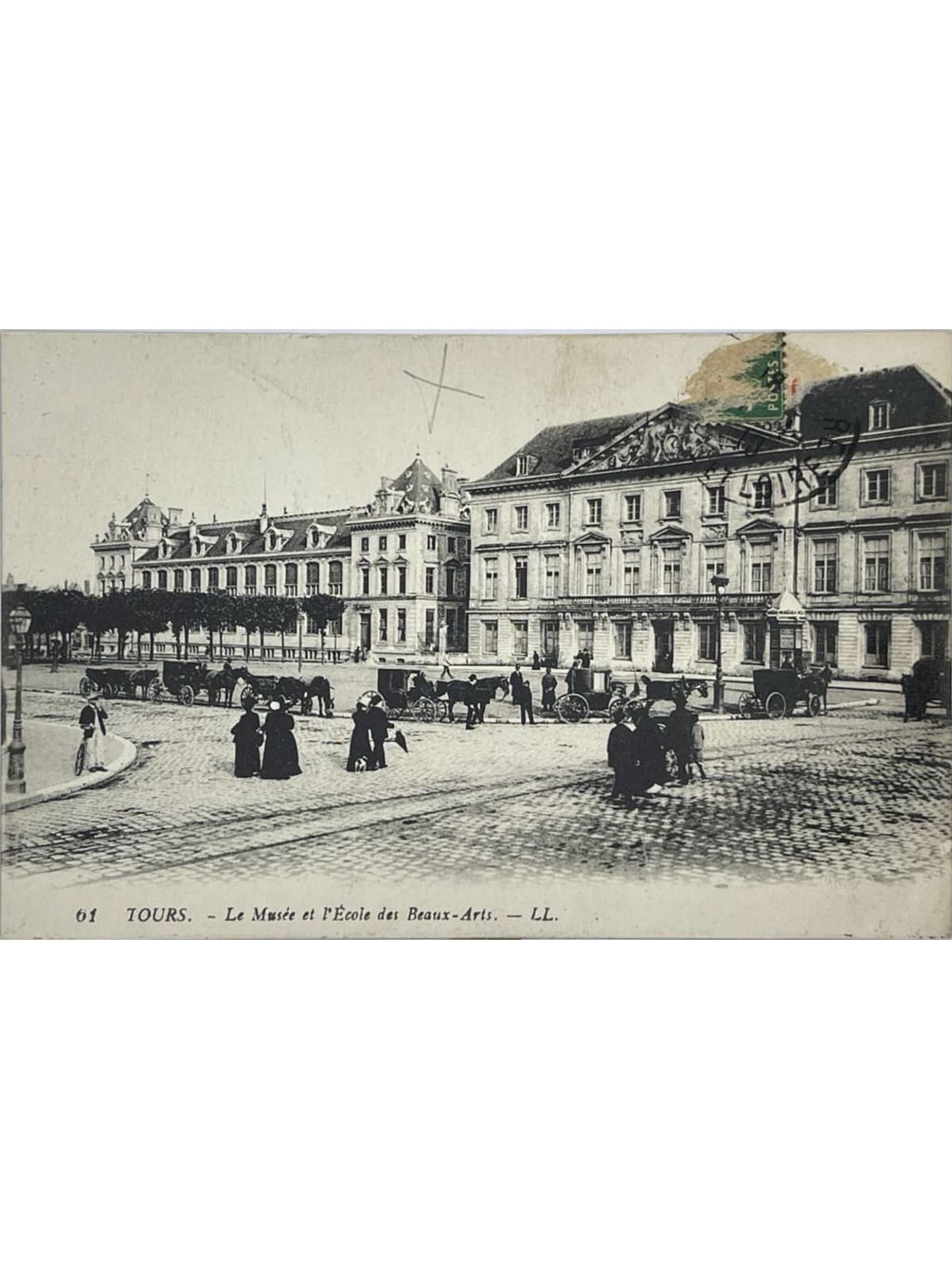 Recto de la carte postale