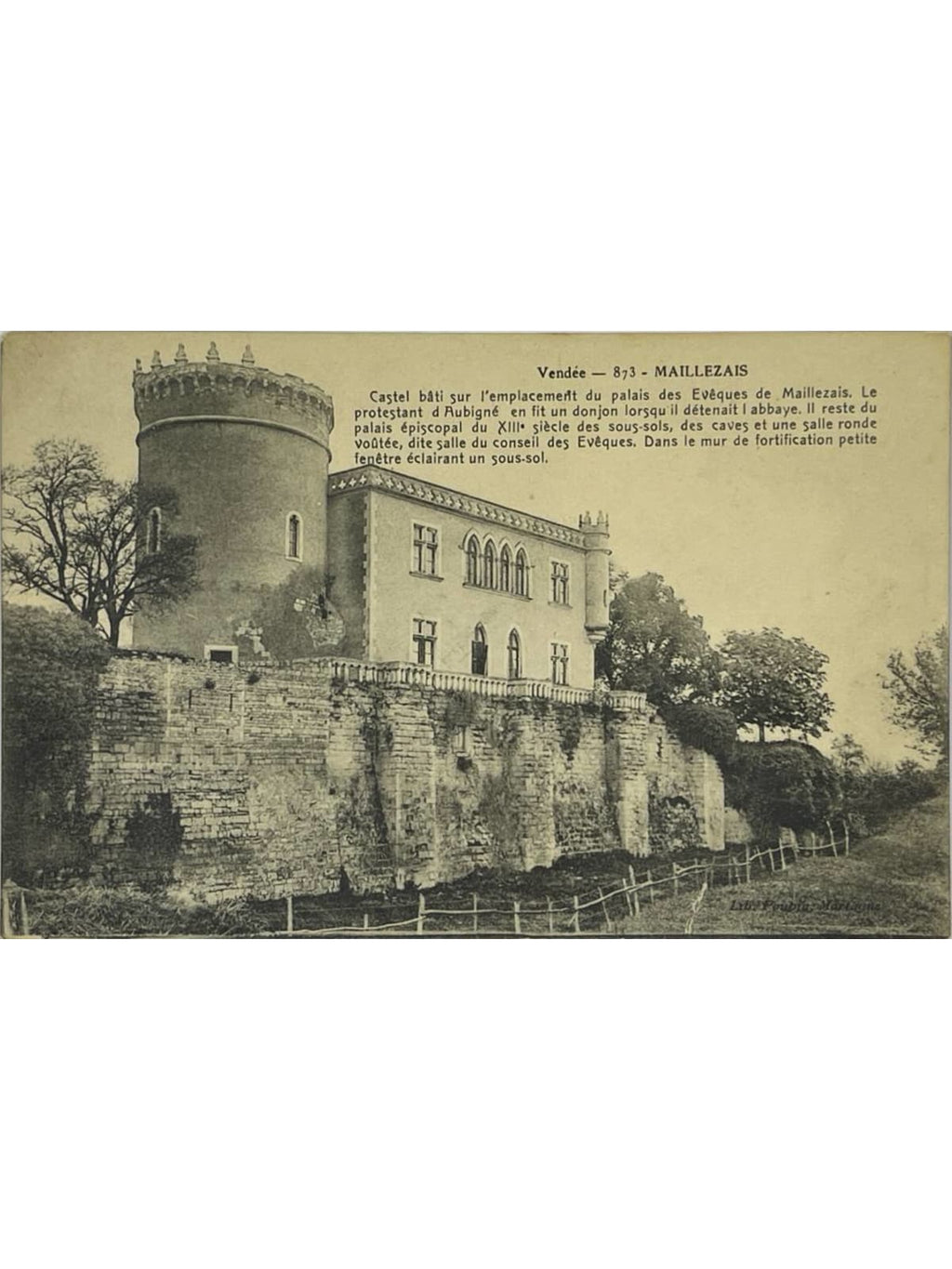 Recto de la carte postale