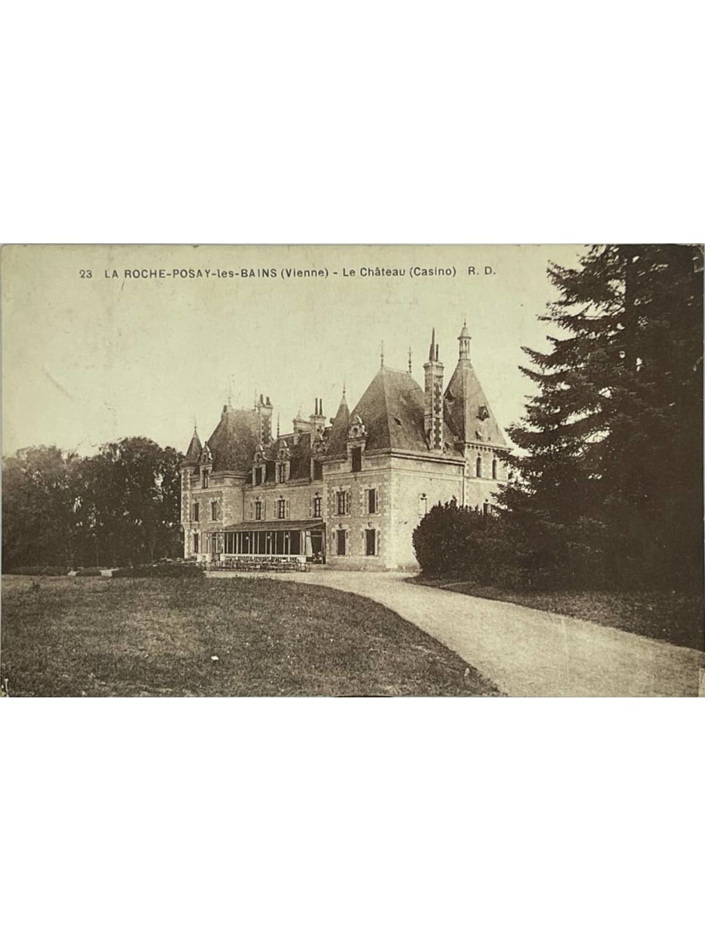 Recto de la carte postale