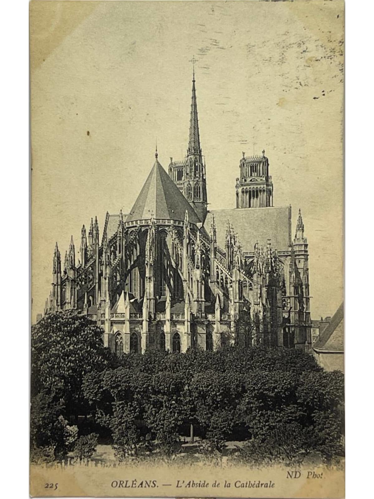 Recto de la carte postale