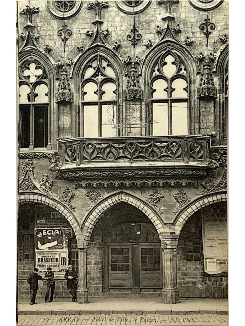 Recto de la carte postale