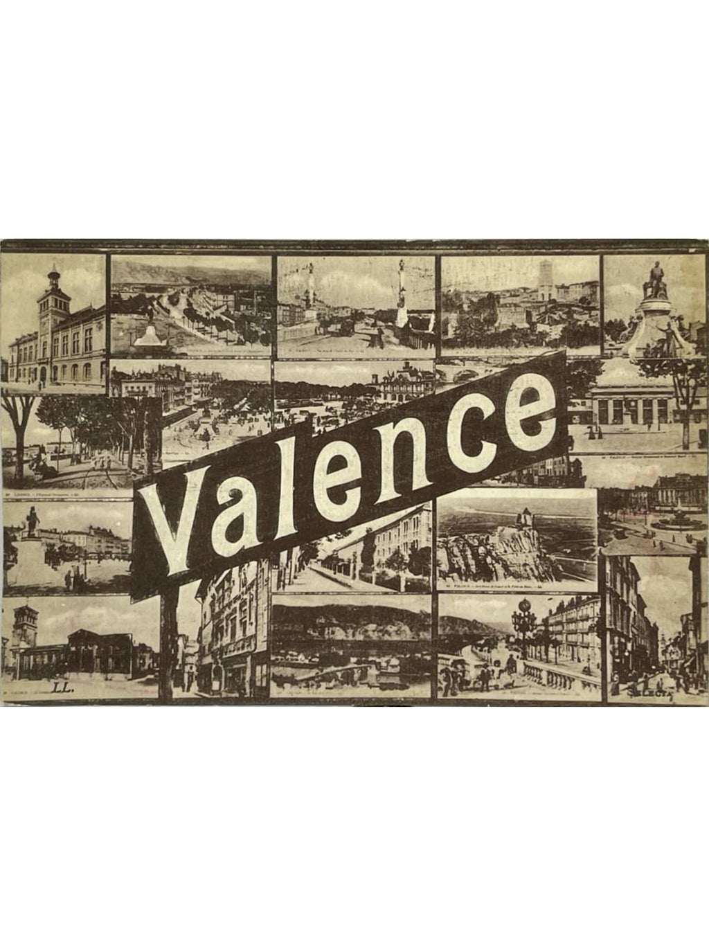 Recto de la carte postale