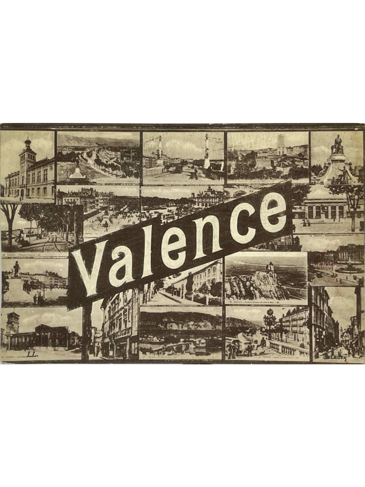 Recto de la carte postale