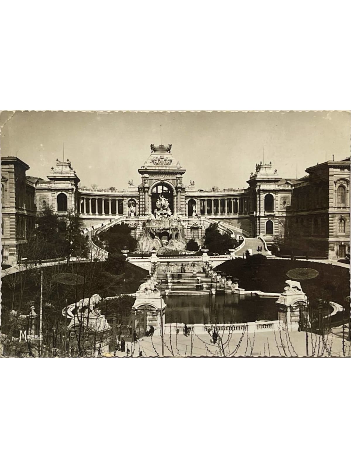 Recto de la carte postale