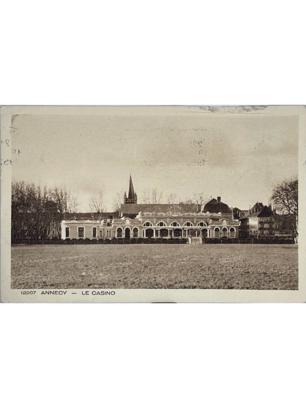 Recto de la carte postale