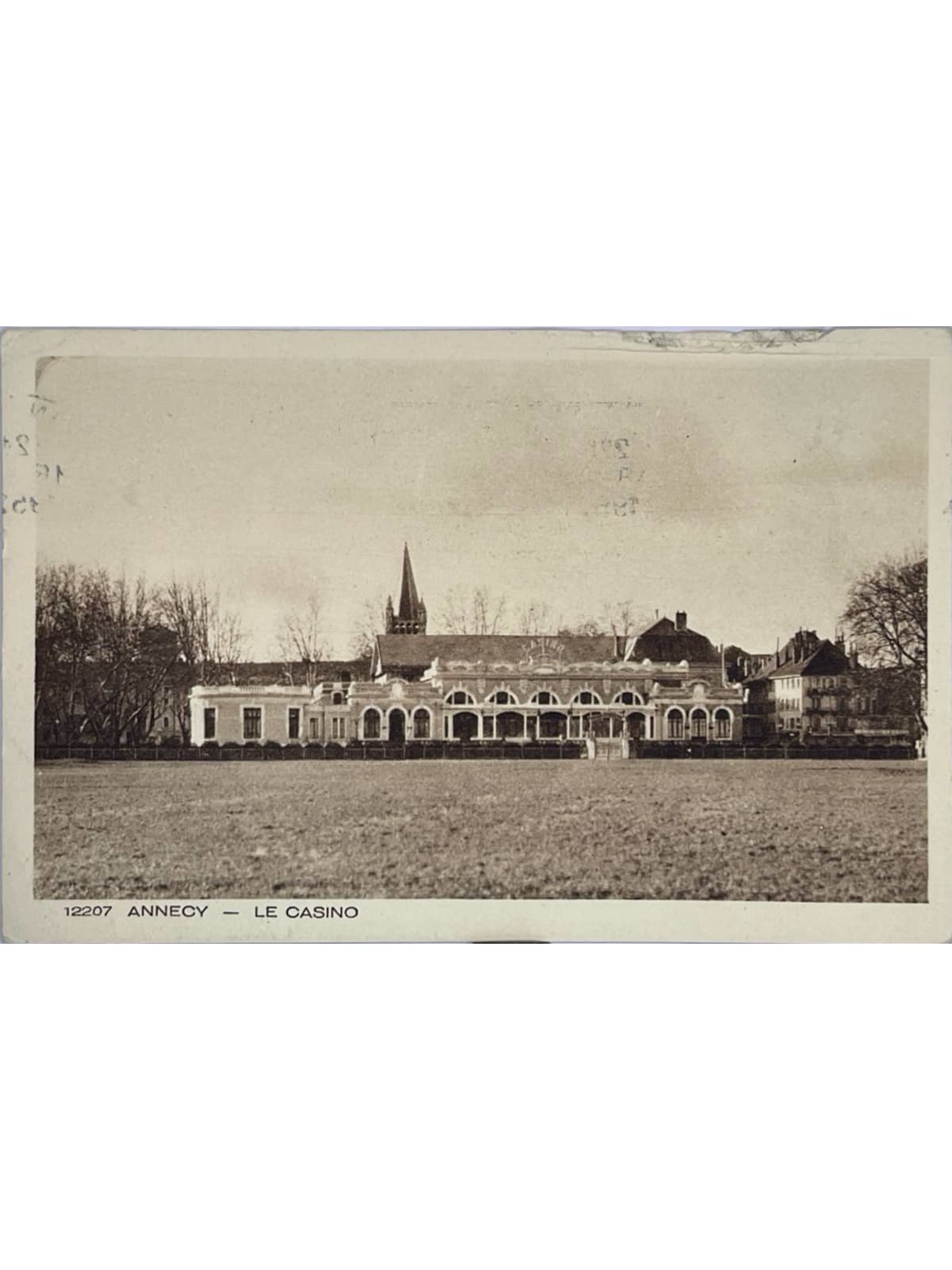 Recto de la carte postale