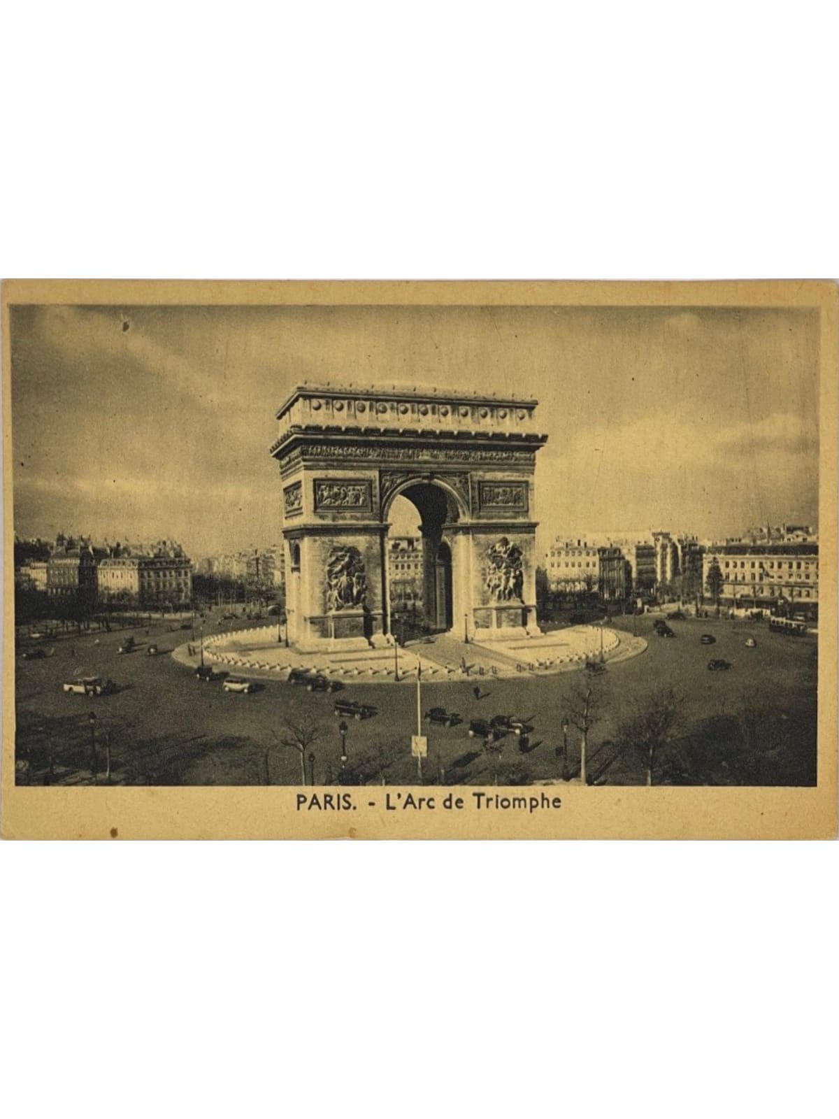Recto de la carte postale