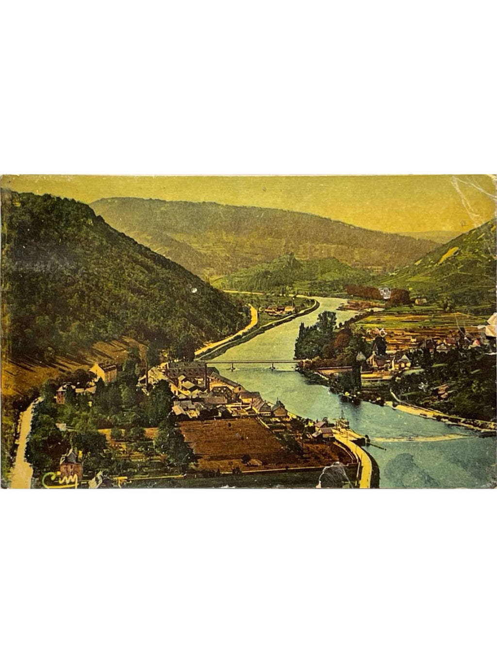 Recto de la carte postale