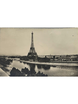 Paris – La Tour Eiffel et la Seine – CPSM 1954 n° 765
