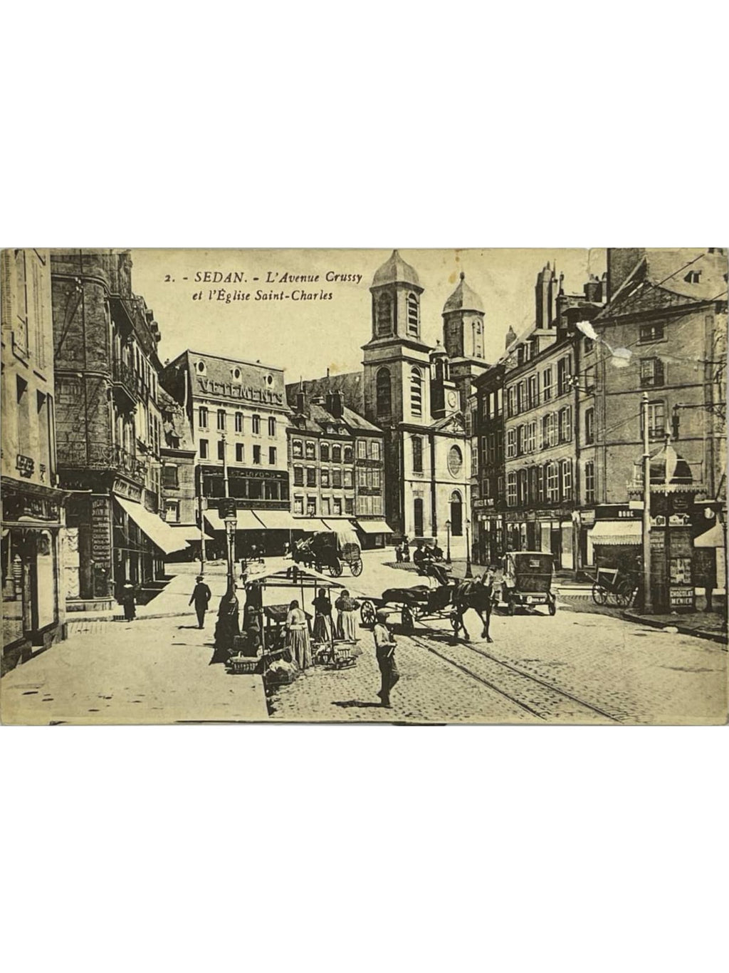 Recto de la carte postale