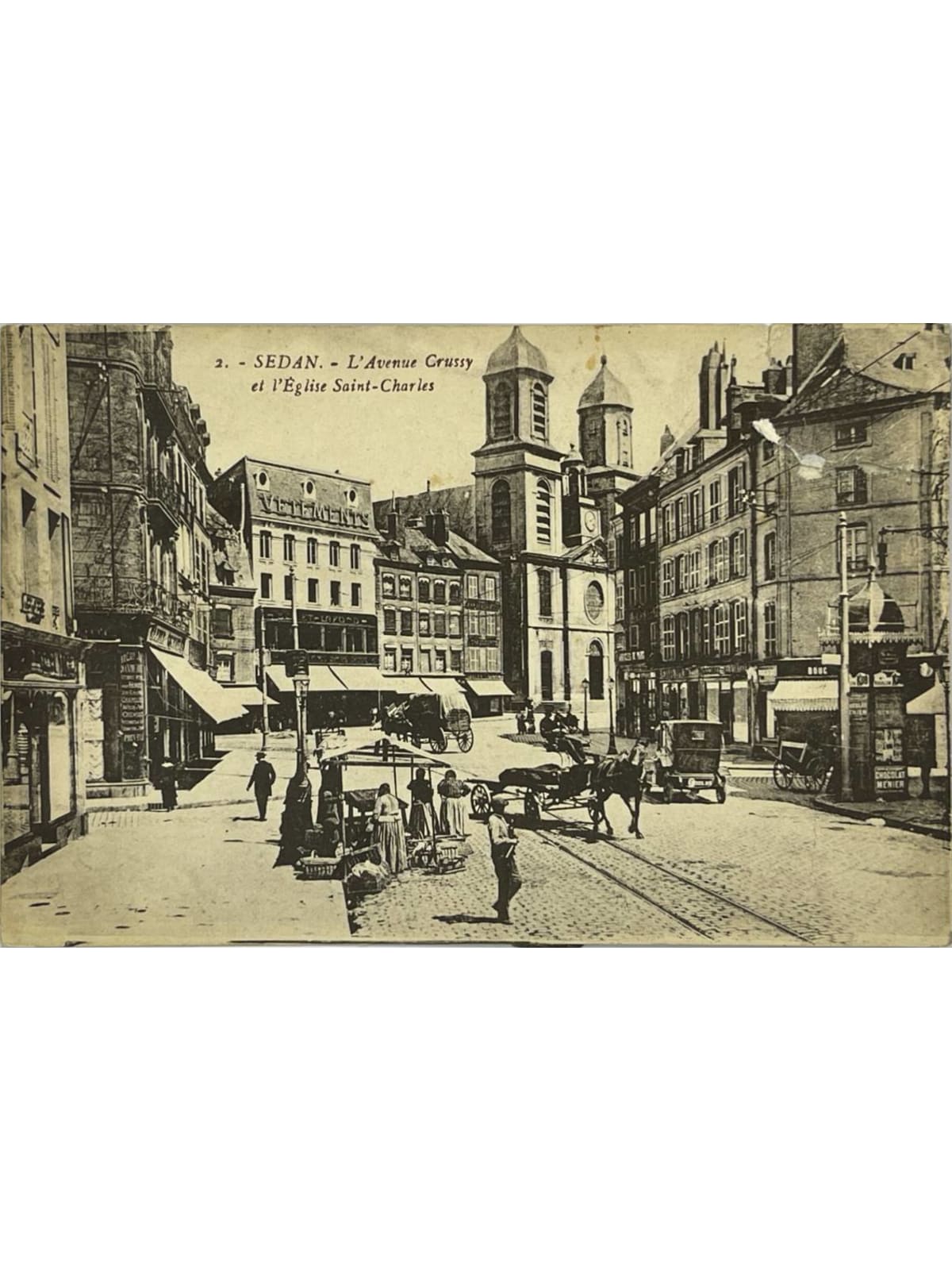 Recto de la carte postale