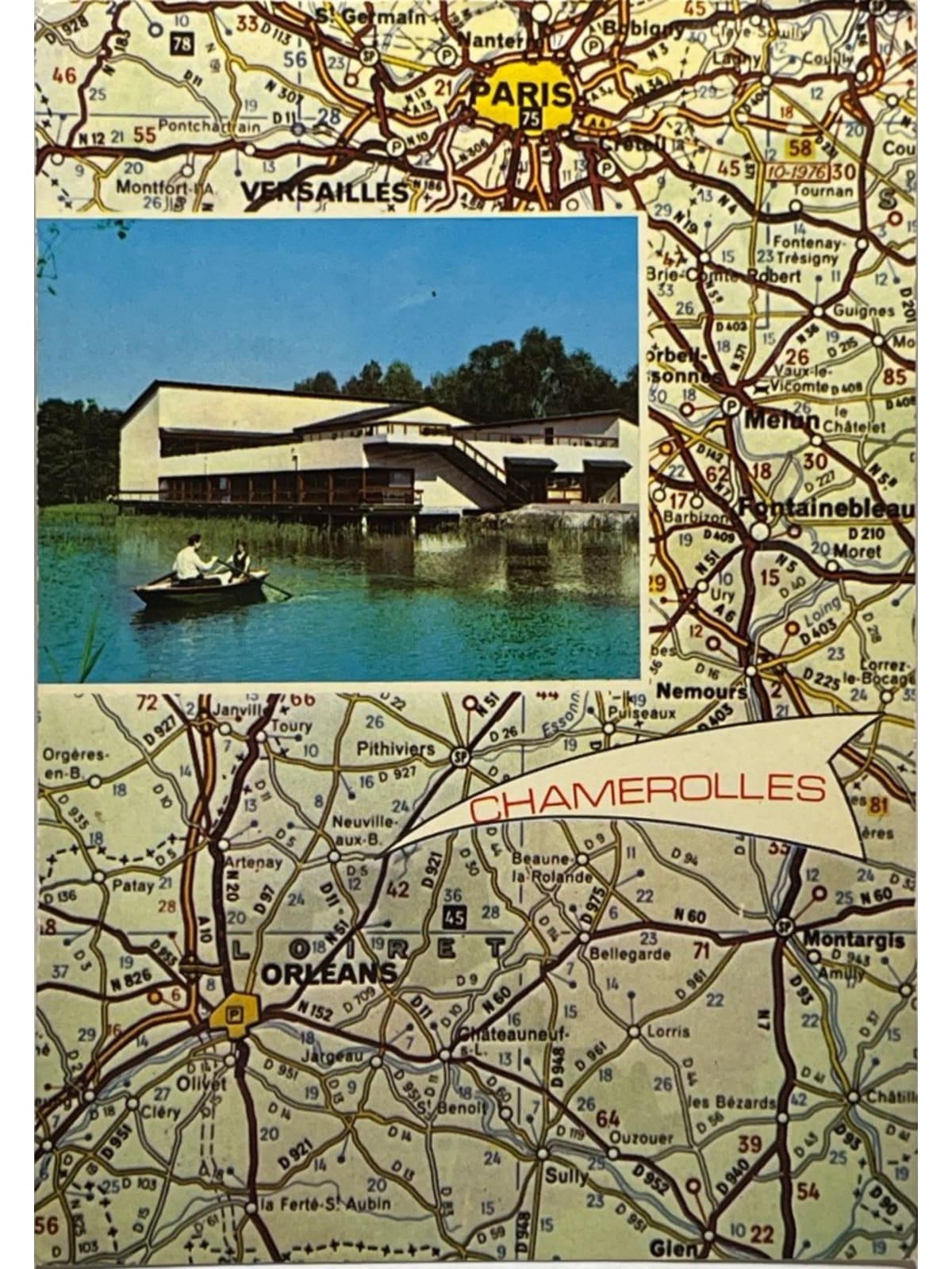 Recto de la carte postale