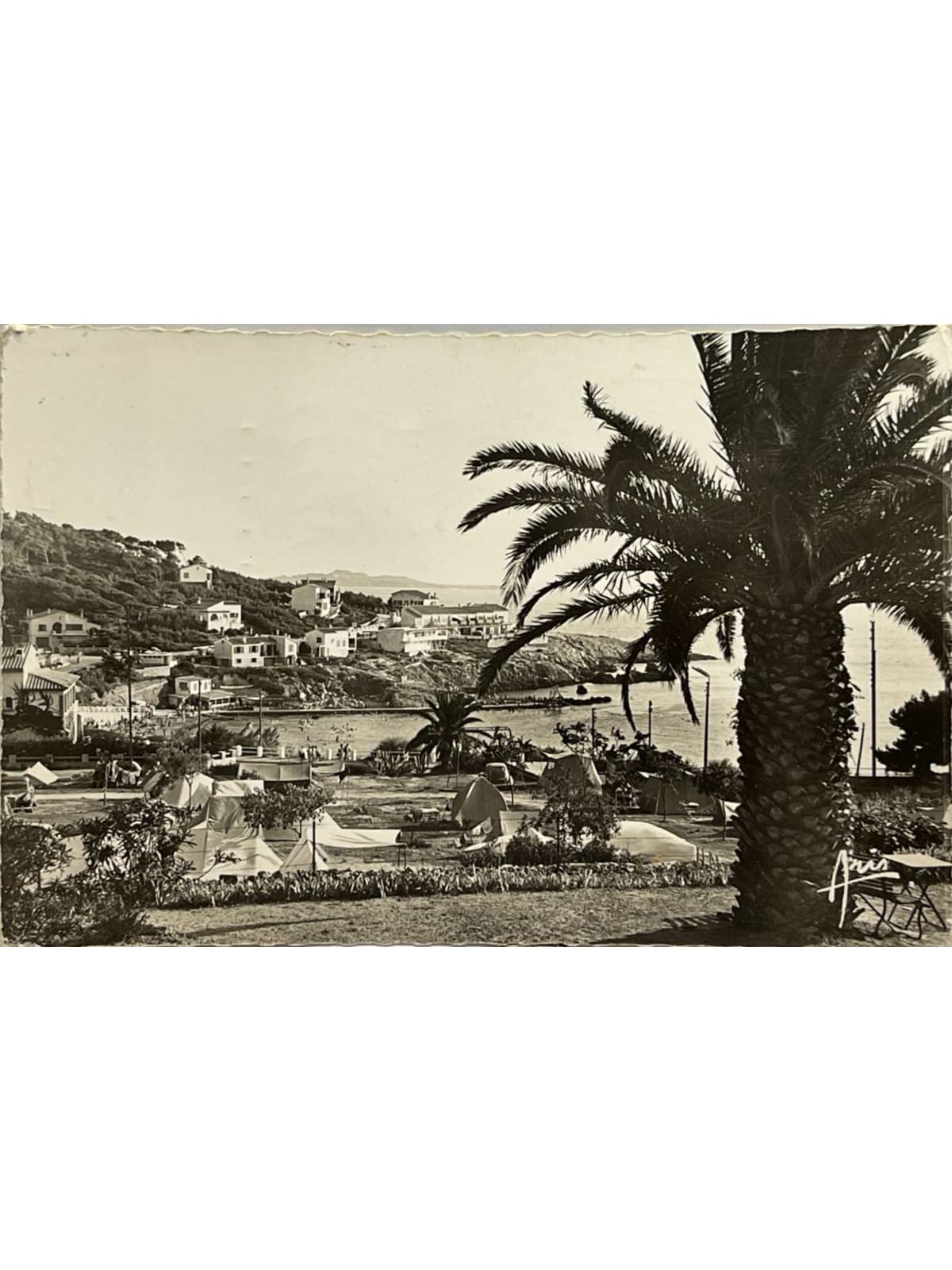 Recto de la carte postale