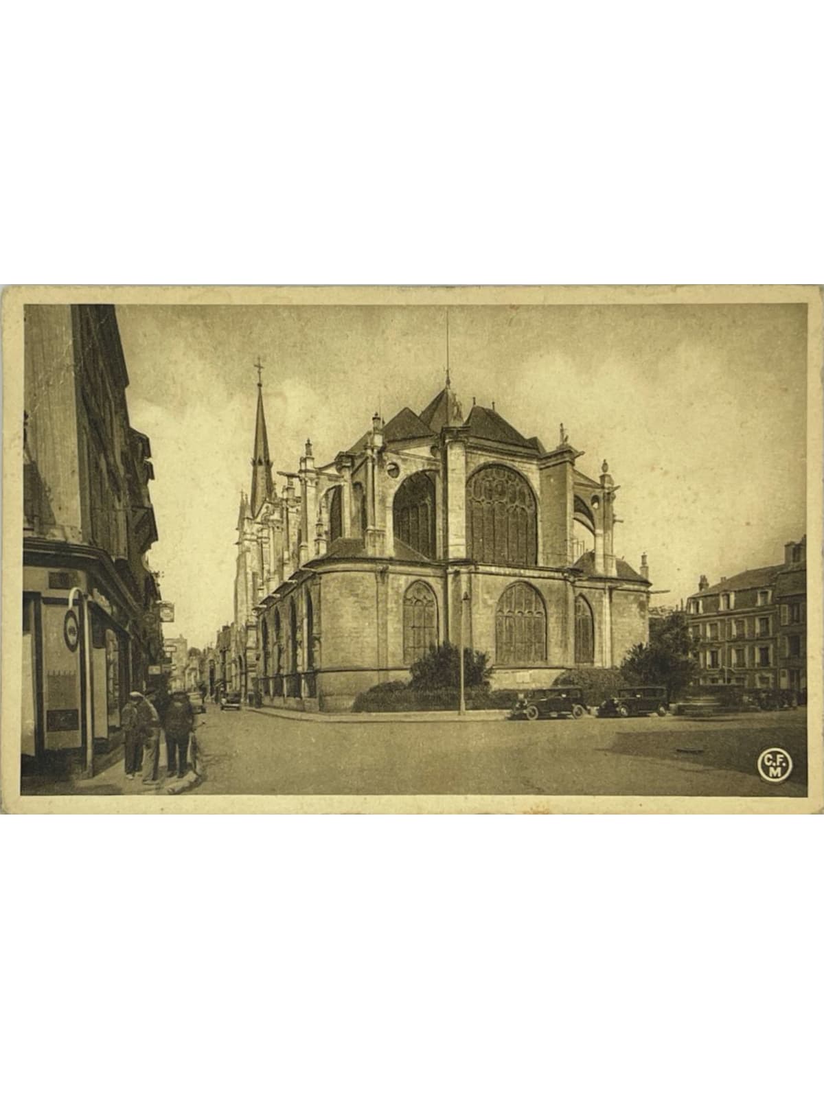 Recto de la carte postale