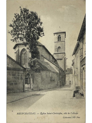 Neufchâteau (Vosges) – Église Saint-Christophe, côté de l'abside – CPA
