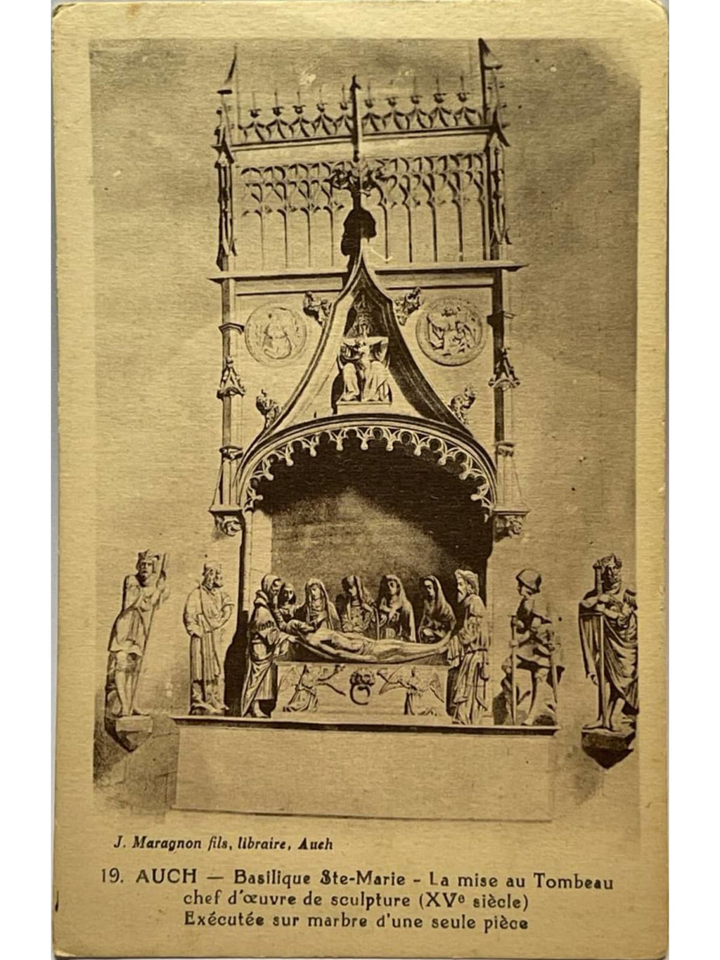 Recto de la carte postale