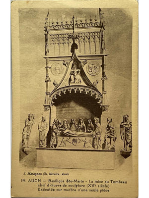 Auch – Basilique Sainte-Marie, La Mise au Tombeau – CPA n° 19
