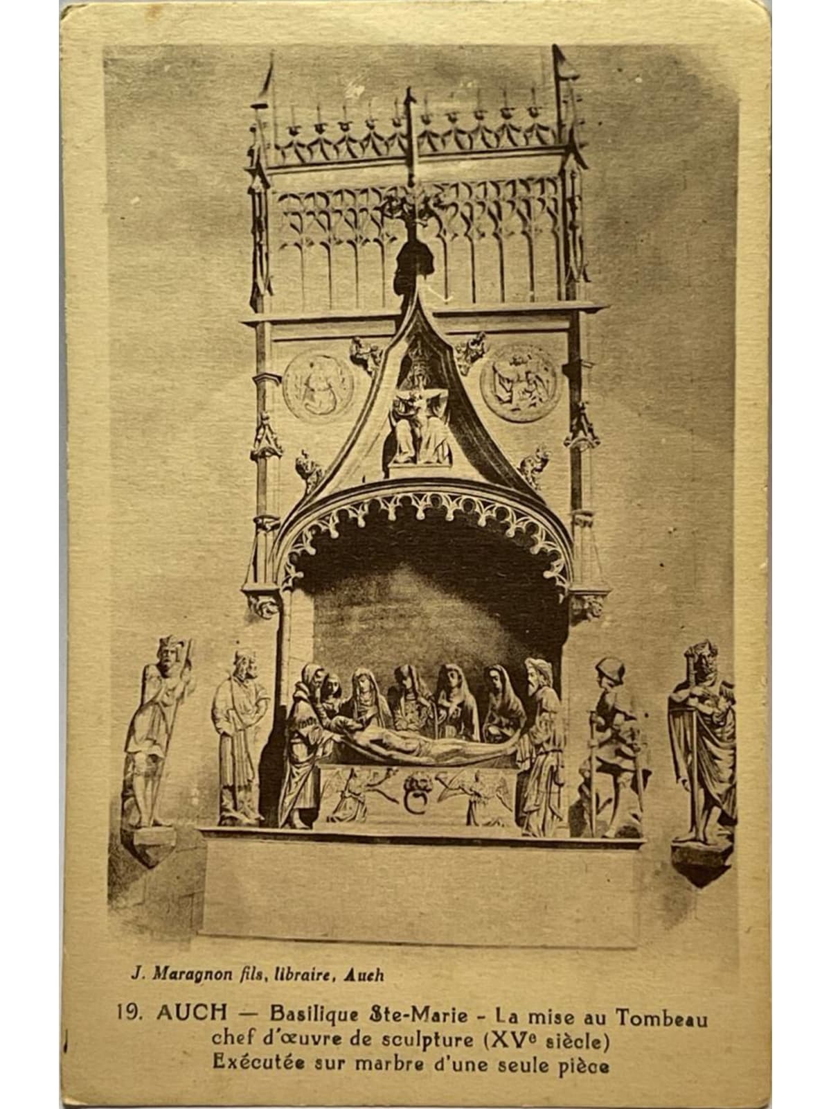 Recto de la carte postale