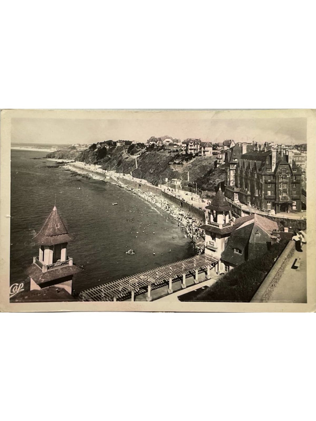 Recto de la carte postale
