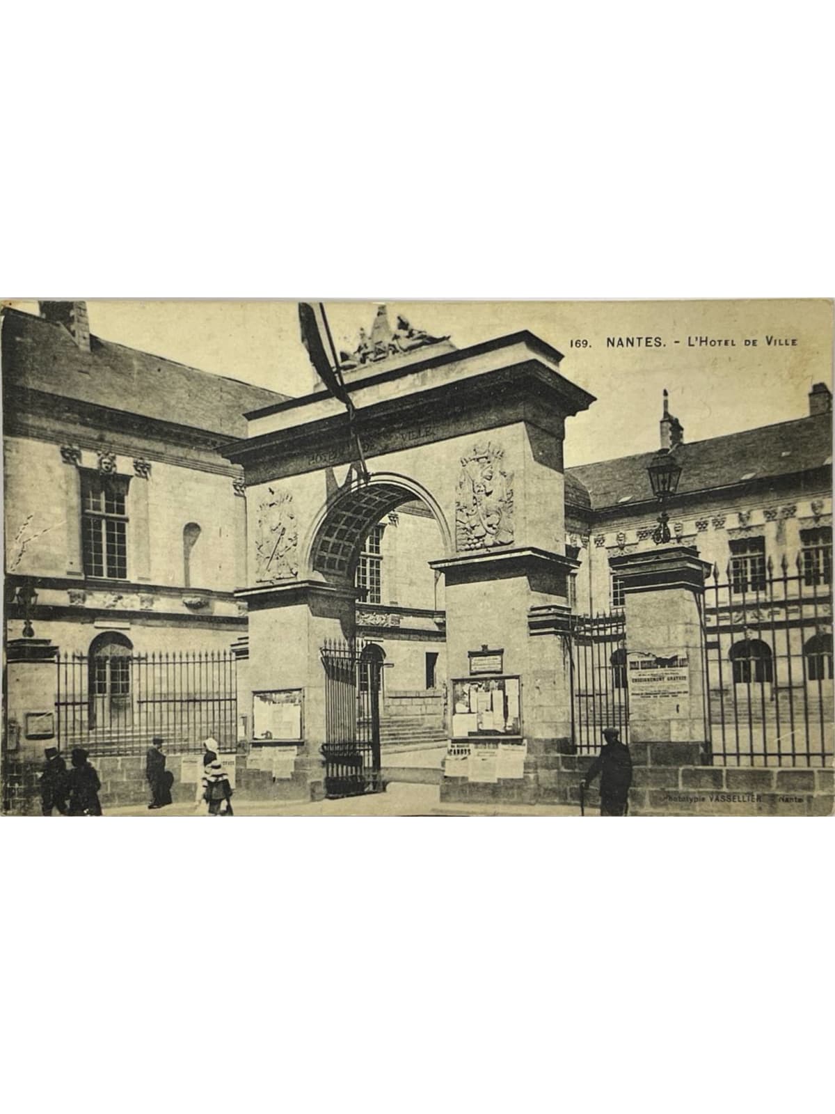 Recto de la carte postale