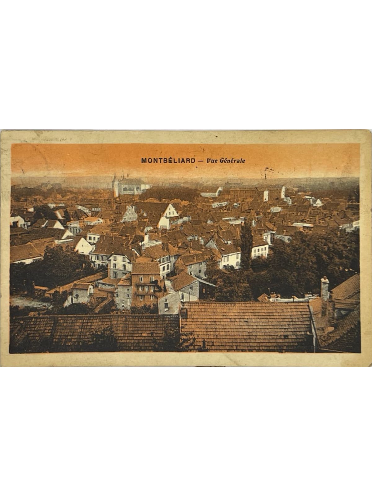 Recto de la carte postale