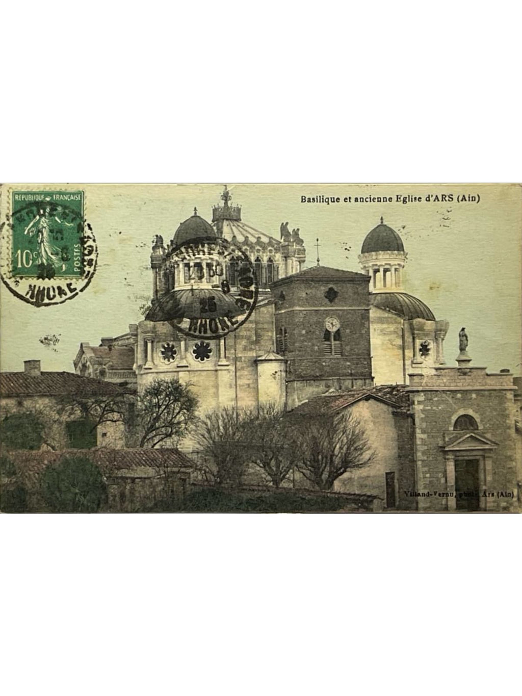 Recto de la carte postale