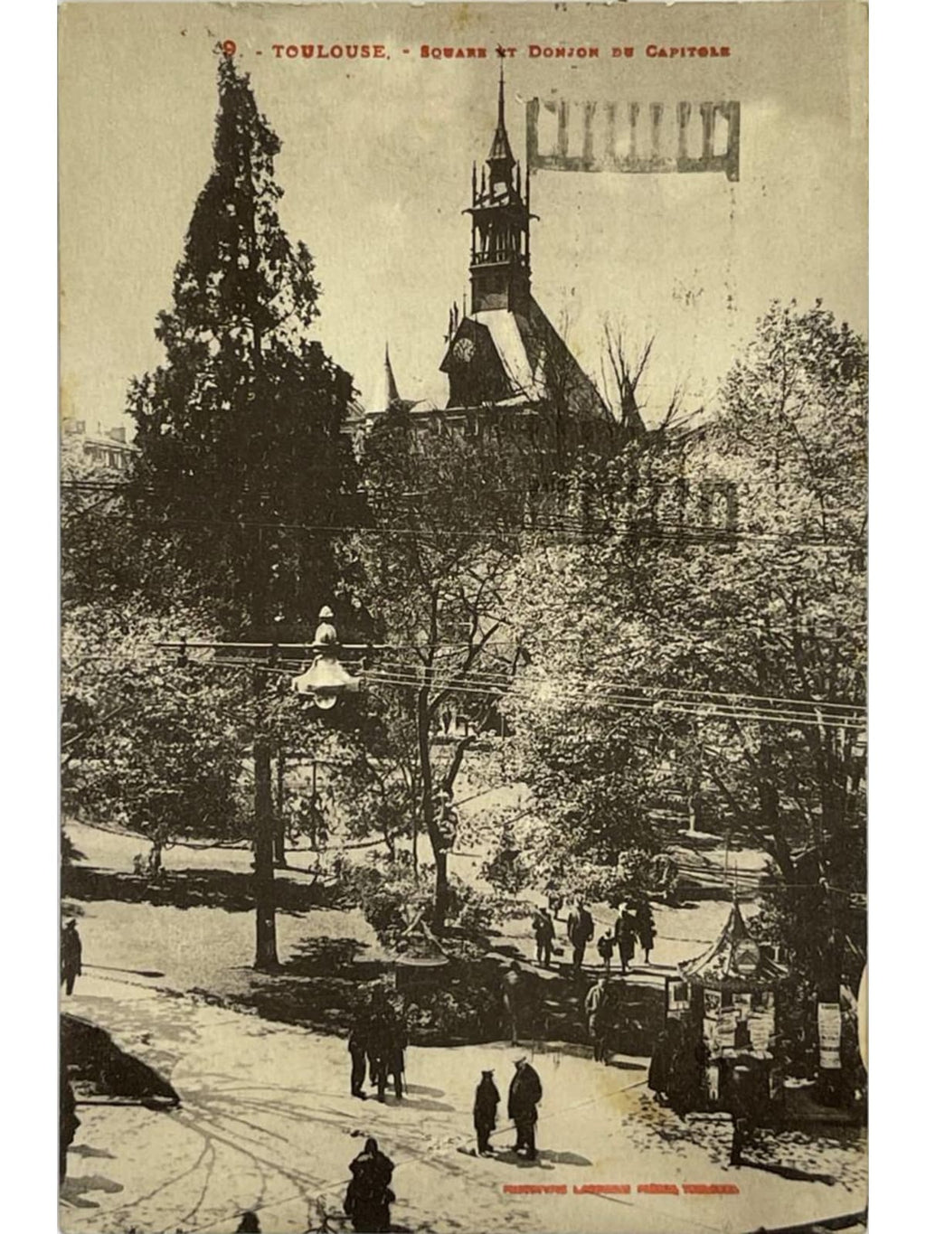 Recto de la carte postale