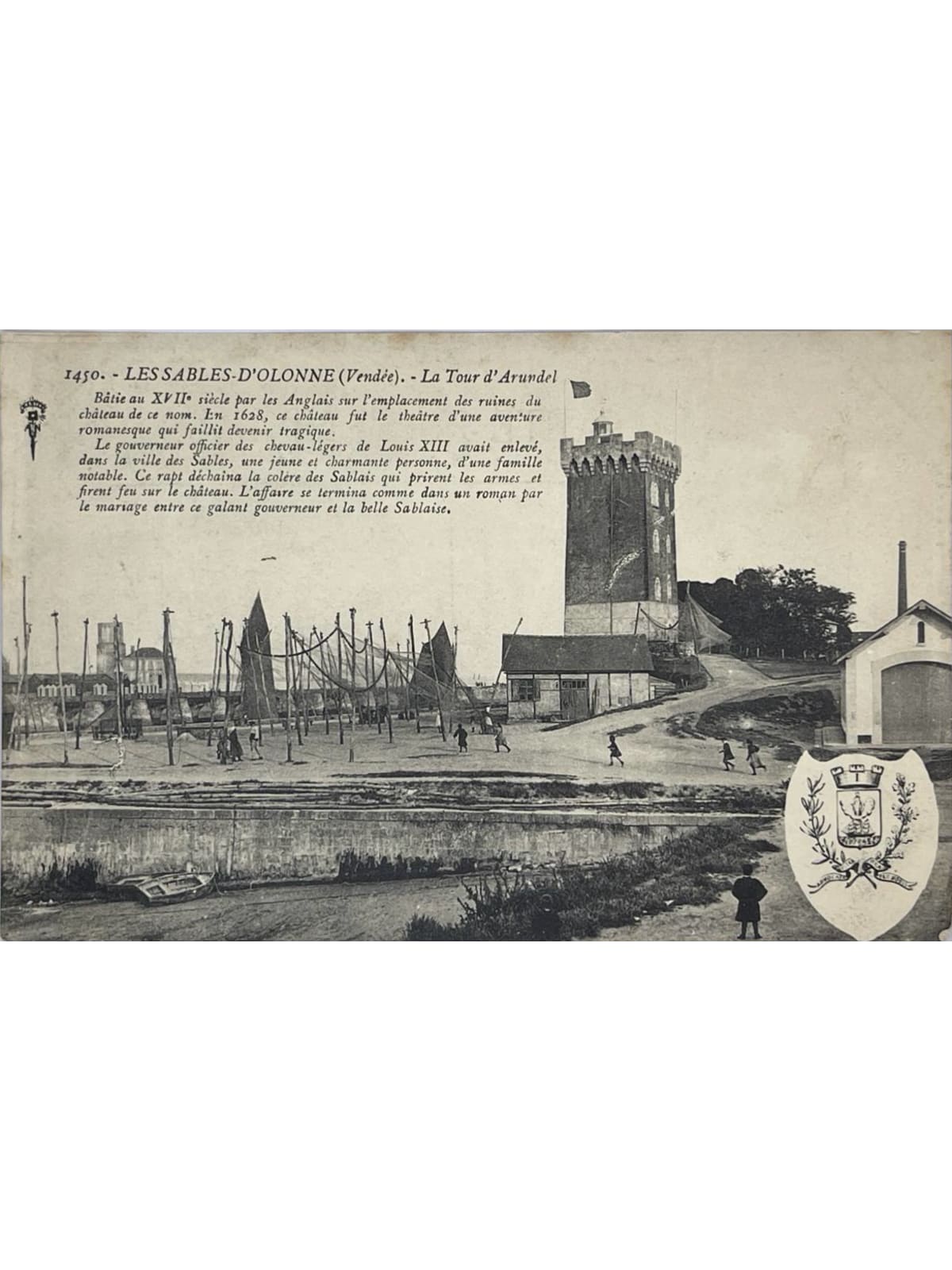 Recto de la carte postale