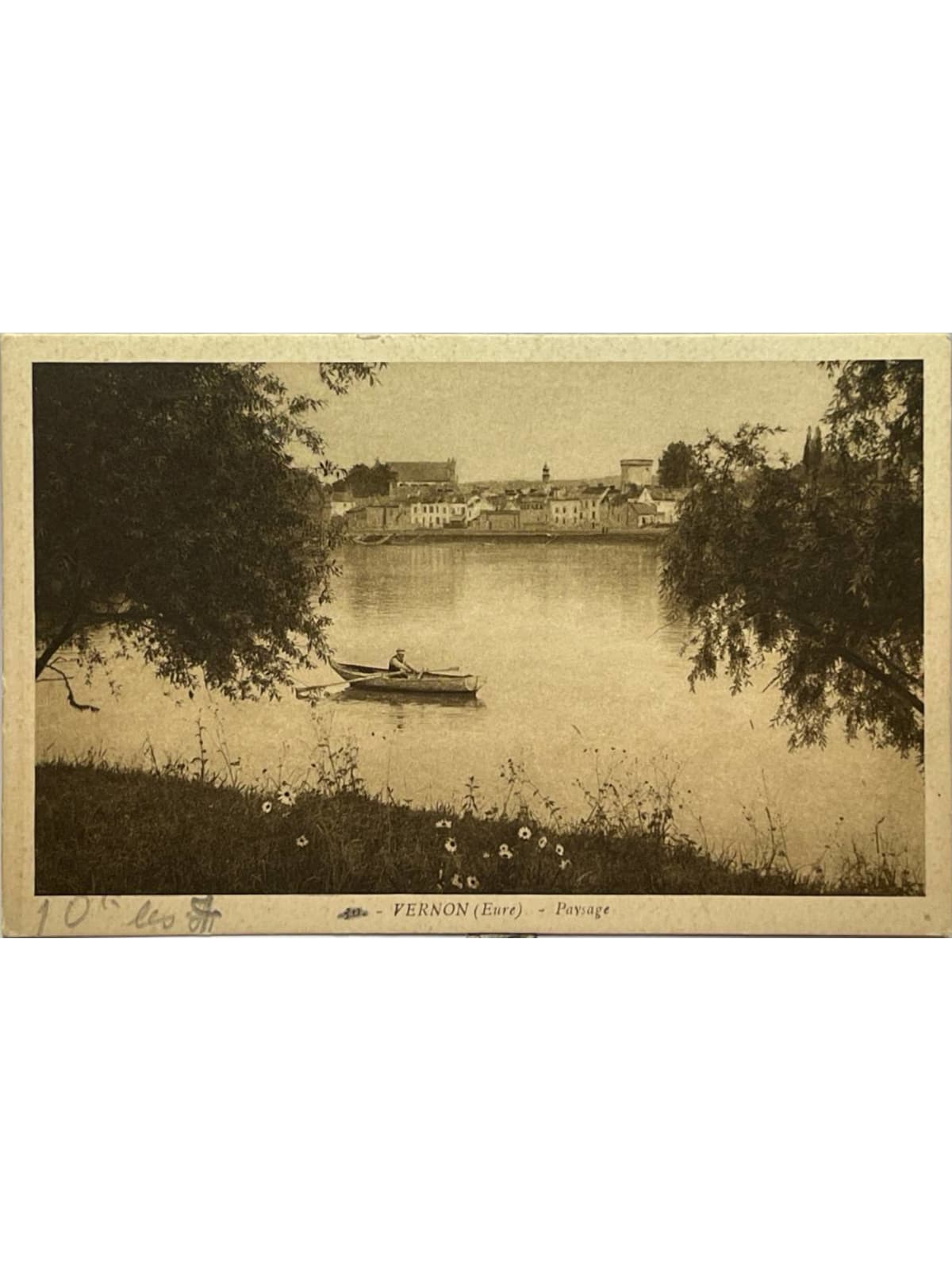 Recto de la carte postale