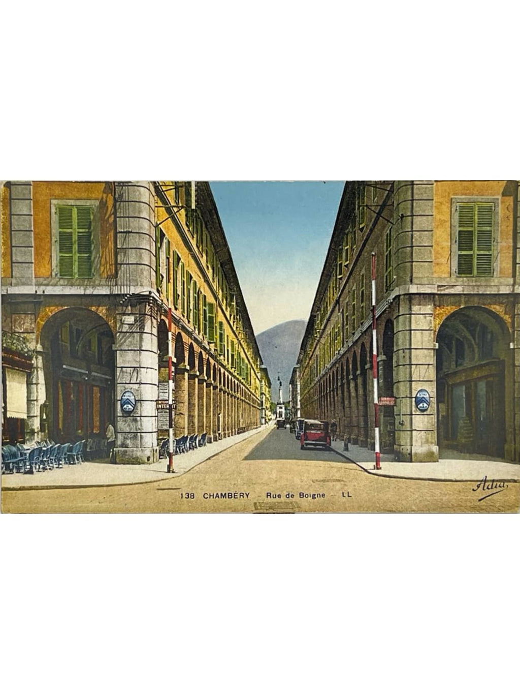 Recto de la carte postale